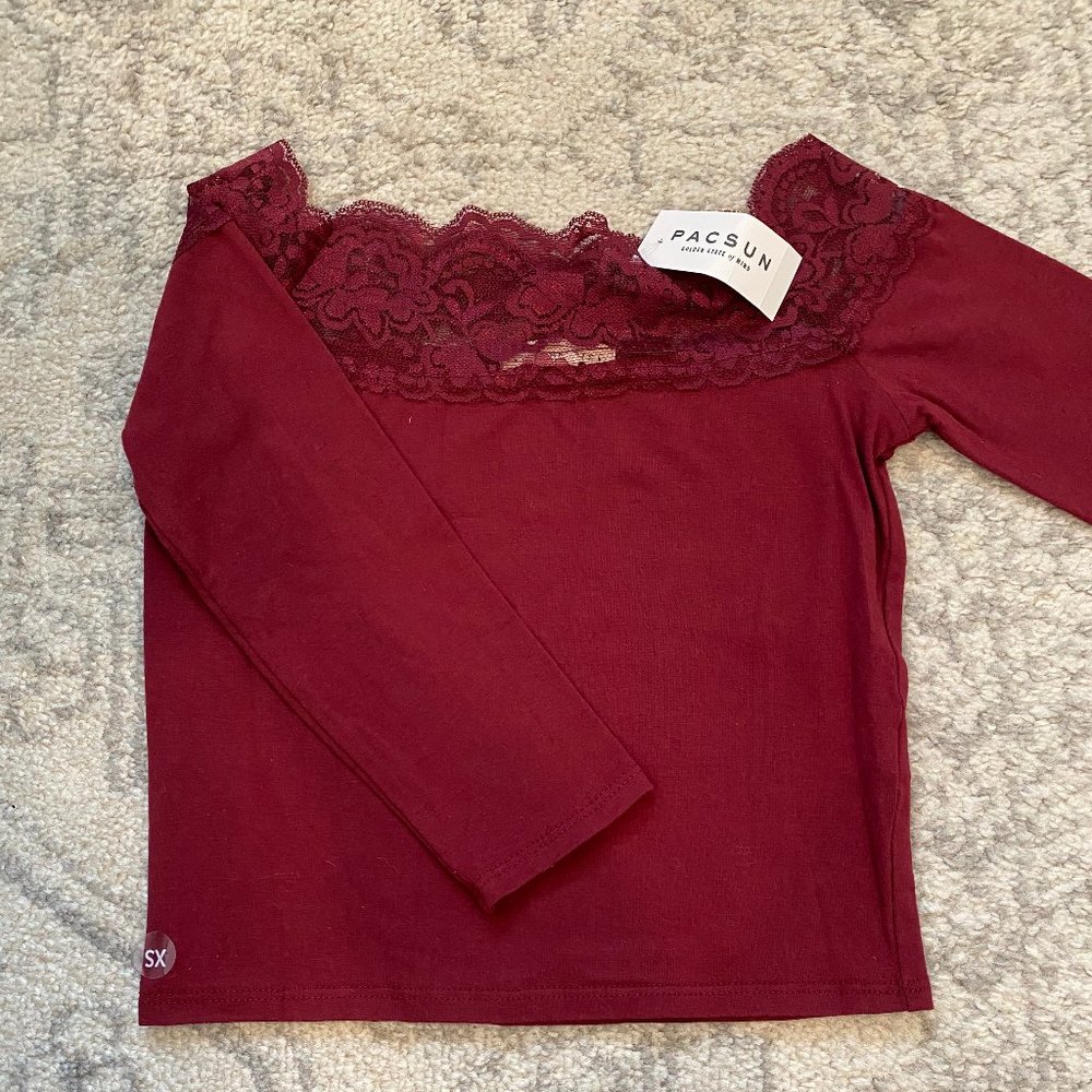 L.A Hearts Off-the-shoulder Top NWT
